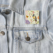 Vögel und Bienen Button (Beispiel)