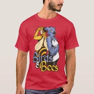 Vögel und Bienen - Geschenkideen T-Shirt
