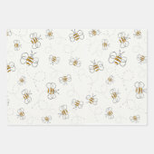 Vögel und Bienen Geschenkpapier Set (Vorderseite 3)
