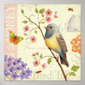 Vögel und Bienen Poster (Vorne)