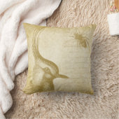 Vögel und Bienen Vintag Kissen (Decke)