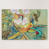 Vögel- und Bienenmalerei Puzzle (Horizontal)