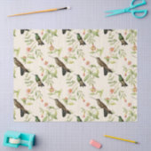 Vögel und Blätter im Elfenbeinkrieg Seidenpapier (Basteln)