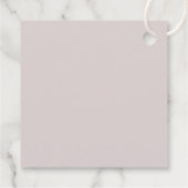 Vögel und Blätter, romantische Gastgeschenk Hochze Geschenkanhänger (Rückseite)