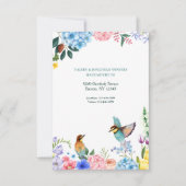 Vögel und Blume Ankündigung (Vorderseite)