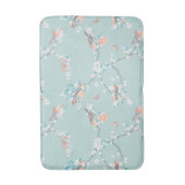 Vögel und Blume Badematte (Vorderseite Vertikal)