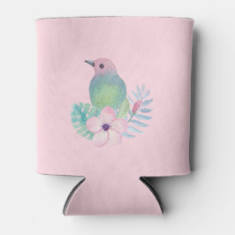 Vogel und Blume Dosenkühler