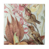 Vögel und Blume Fliese (Vorderseite)
