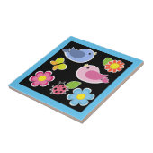 VÖGEL UND BLUME FLIESE (Seite)