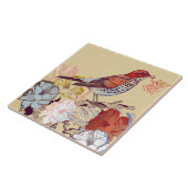 Vögel und Blume Fliese (Seite)