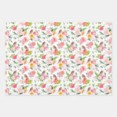 Vögel und Blume Geschenkpapier Set (Vorderseite 2)