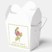 Vogel und Blume Geschenkschachtel (Offen)