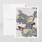 Vögel und Blume, Imao Keinen Postkarte (Vorne/Hinten)