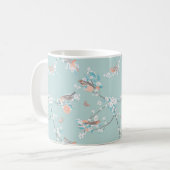 Vögel und Blume Kaffeetasse (Vorderseite Links)
