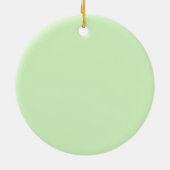 Vogel und Blume Keramik Ornament (Hinten)