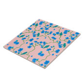 Vögel und Blume Keramik Tile Fliese (Seite)