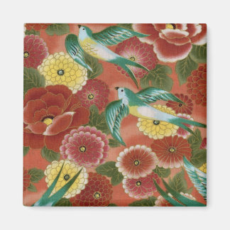 Vögel und Blume Magnet