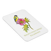 Vogel und Blume Magnet (Rechte Seite)