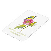 Vogel und Blume Magnet (Linke Seite)
