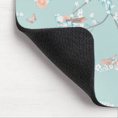Vögel und Blume Mousepad (Ecke)