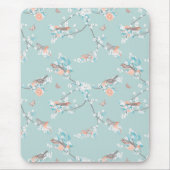 Vögel und Blume Mousepad (Vorne)