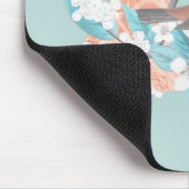 Vögel und Blume Mousepad (Ecke)