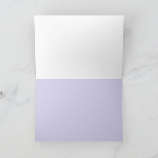 Vogel- und Blume-Note-Karte (Innenseite)