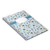 Vögel und Blume Notizblock (Rechte Seite)