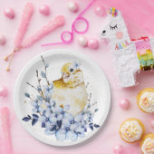 Vögel und Blume Pappteller (Party)