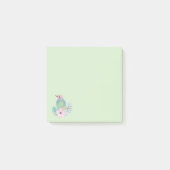 Vogel und Blume Post-it Klebezettel (Vorderseite)