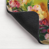 Vogel und Blume Postcard Mousepad (Ecke)