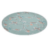 Vögel und Blume Schneidebrett (Ecke)