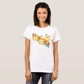 Vögel und Blume T-Shirt (Vorne ganz)