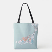 Vögel und Blume Tasche (Rückseite)