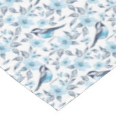 Vögel und Blume Tischdecke (Schrägansicht)