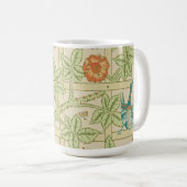 Vögel und Blume Trellis William Morris Kaffeetasse (VorderseiteRechts)