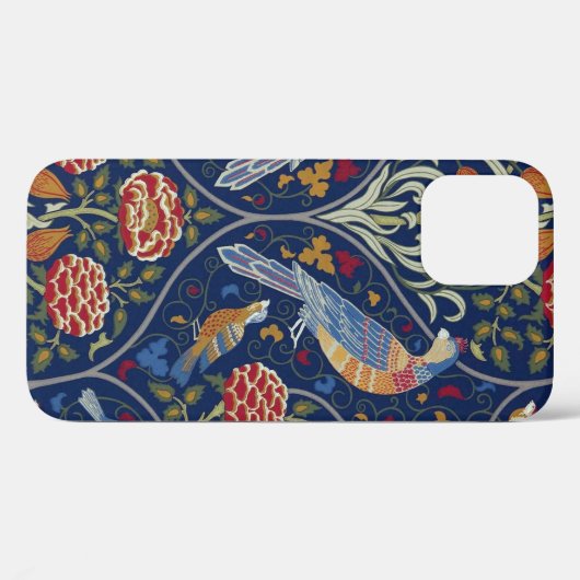 Vögel und Blume, William Morris Case-Mate iPhone Hülle (Rückseite (Horizontal))