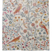Vögel und Blume, William Morris Duschvorhang (Vorderseite)
