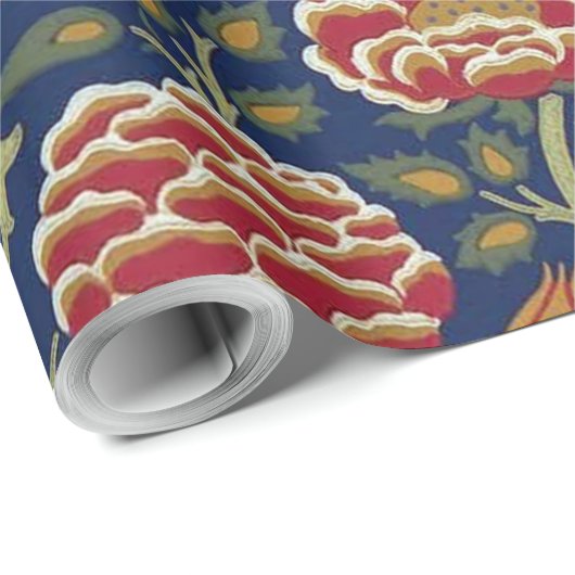 Vögel und Blume, William Morris Geschenkpapier (Rolleneckpunkt)