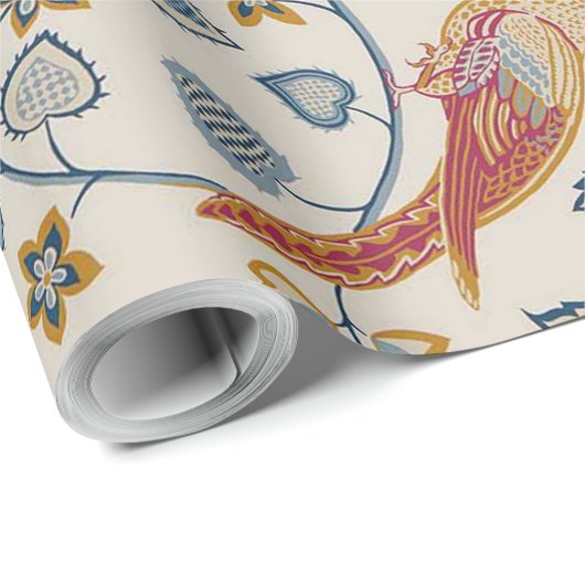 Vögel und Blume, William Morris Geschenkpapier (Rolleneckpunkt)
