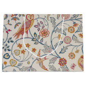 Vögel und Blume, William Morris große Geschenktasc Geschenktüte (Vorderseite)