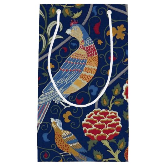 Vögel und Blume, William Morris Kleine Geschenktüte (Vorderseite)