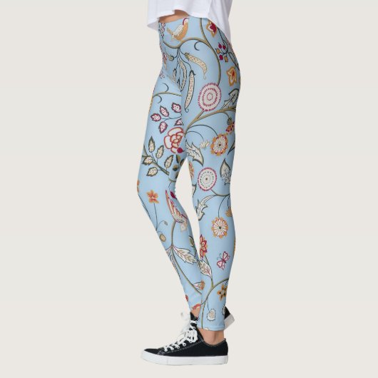 Vögel und Blume, William Morris Leggings (Links)