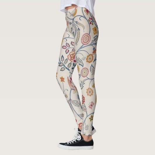 Vögel und Blume, William Morris Leggings (Links)
