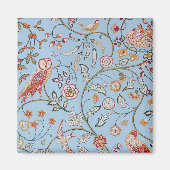 Vögel und Blume, William Morris Magnet (Vorne)
