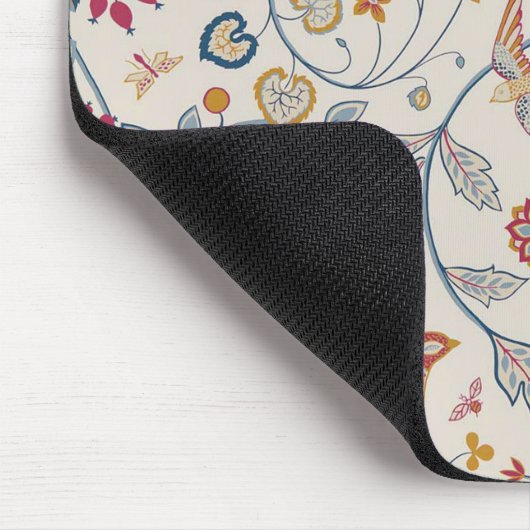 Vögel und Blume, William Morris Mousepad (Ecke)