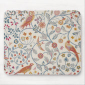 Vögel und Blume, William Morris Mousepad (Vorne)