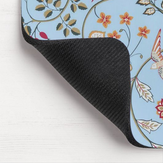 Vögel und Blume, William Morris Mousepad (Ecke)