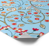 Vögel und Blume, William Morris Poster (Ecke)