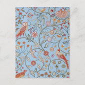 Vögel und Blume, William Morris Postkarte (Vorderseite)